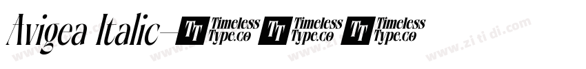 Avigea Italic字体转换